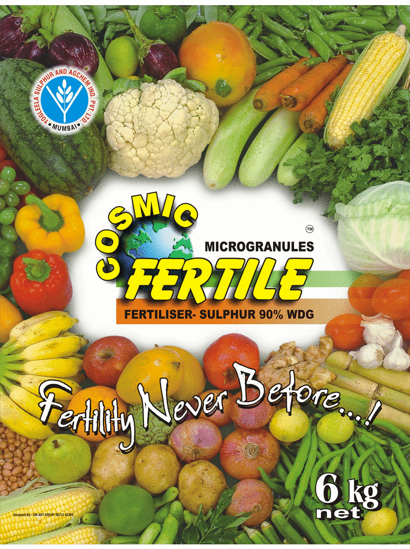 COSMIC FERTILE Sulphur 90% WDG pack by Yogleela Sulphur